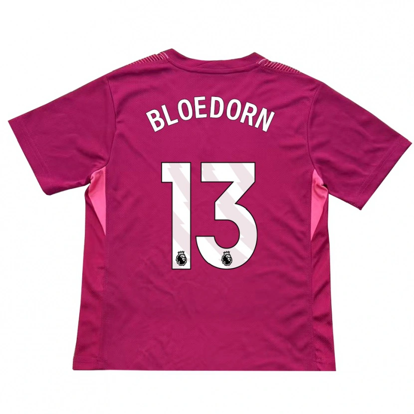 Danxen Homem Carey Bloedorn #13 Rosa Branco Camisola Guarda-Redes 2025/26 Camisa Brasil