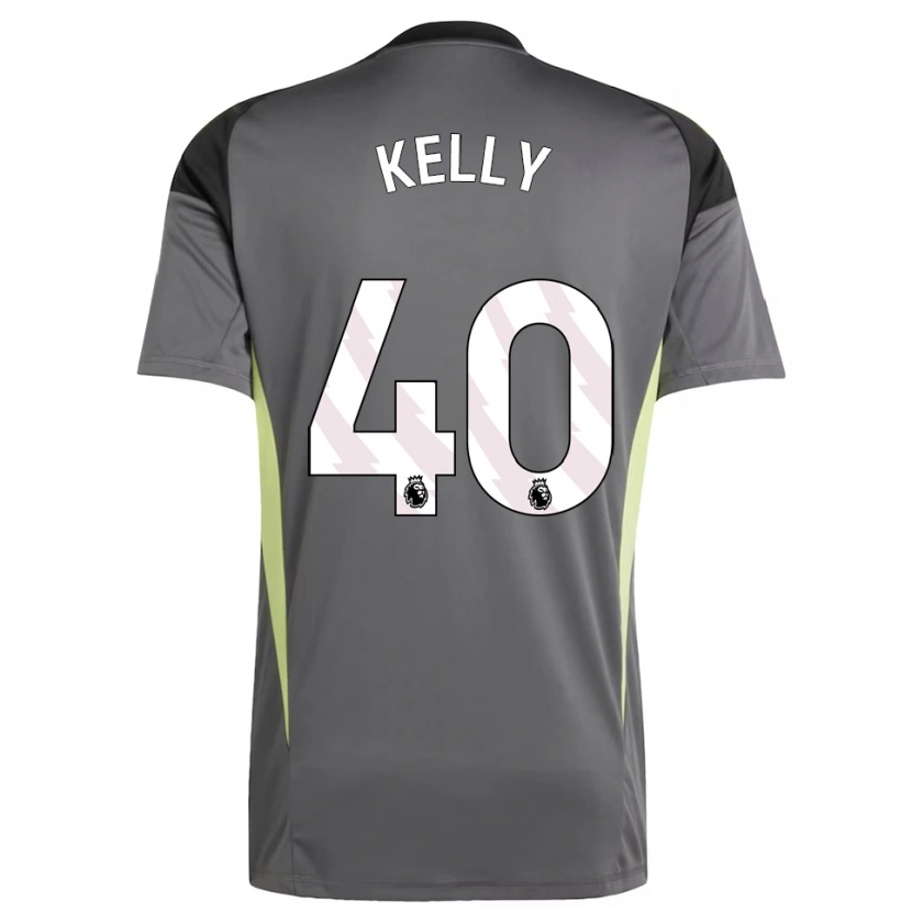Danxen Homem Soffia Kelly #40 Cinza Escuro Preto Camisola Guarda-Redes 2025/26 Camisa Brasil