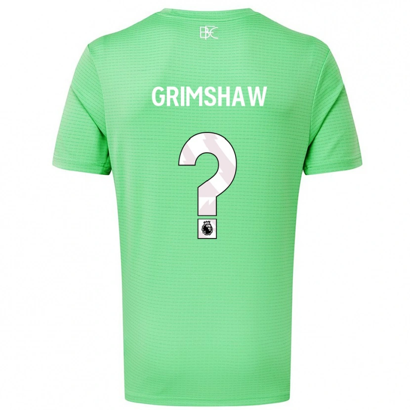 Danxen Homem Harry Grimshaw #0 Verde Médio Camisola Guarda-Redes 2025/26 Camisa Brasil