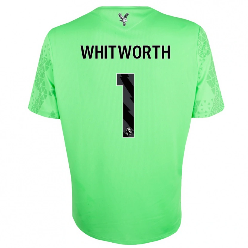 Danxen Homem Harry Whitworth #1 Verde Preto Camisola Guarda-Redes 2025/26 Camisa Brasil