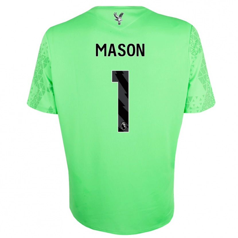 Danxen Homem Jack Mason #1 Verde Preto Camisola Guarda-Redes 2025/26 Camisa Brasil