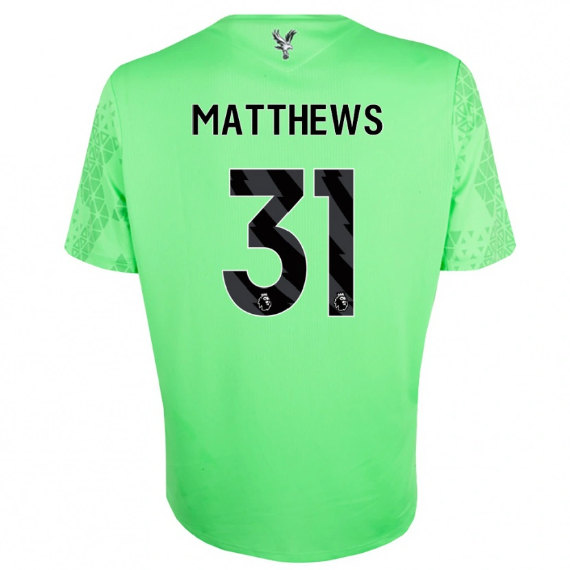 Danxen Homem Remi Matthews #31 Verde Preto Camisola Guarda-Redes 2025/26 Camisa Brasil