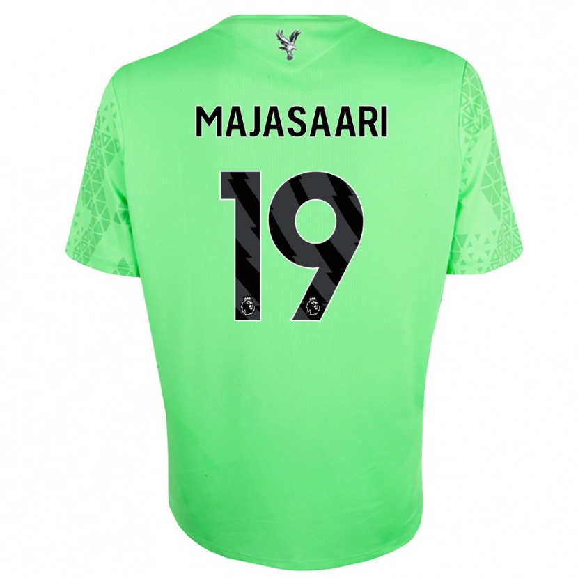 Danxen Homem Milla-Maj Majasaari #19 Verde Preto Camisola Guarda-Redes 2025/26 Camisa Brasil