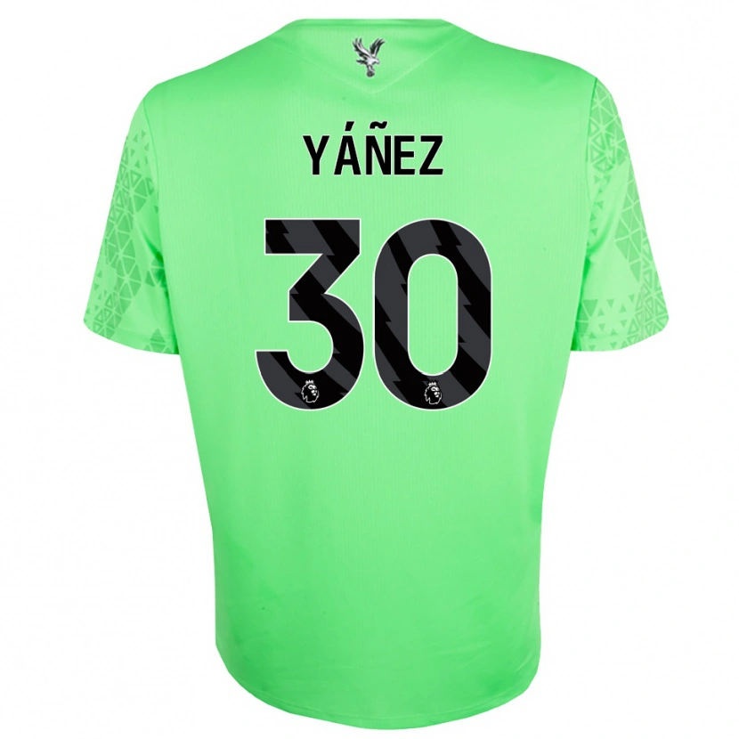 Danxen Homem Shae Yáñez #30 Verde Preto Camisola Guarda-Redes 2025/26 Camisa Brasil