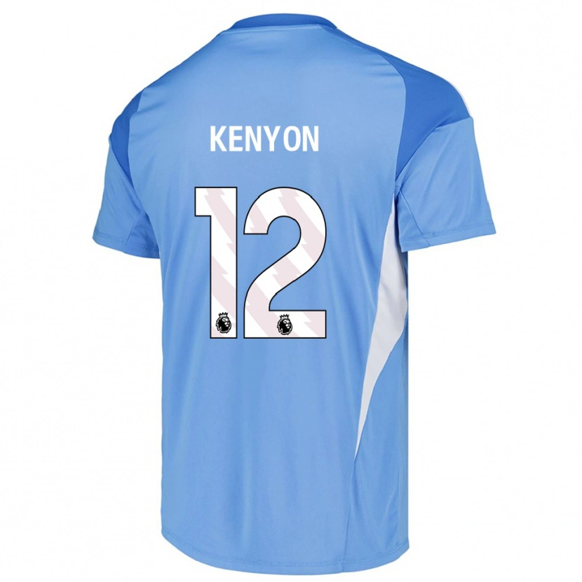 Danxen Homem George Kenyon #12 Azul Céu Branco Camisola Guarda-Redes 2025/26 Camisa Brasil