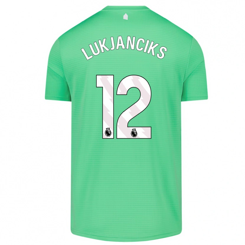 Danxen Homem Douglass Lukjanciks #12 Verde Médio Camisola Guarda-Redes 2025/26 Camisa Brasil