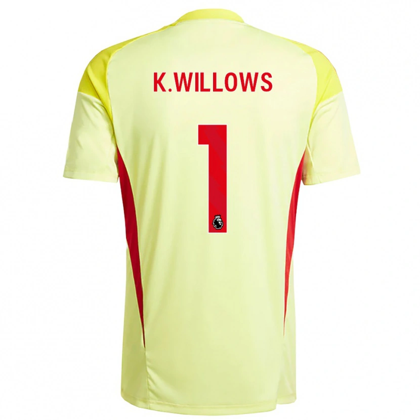 Danxen Homem Keehan Willows #1 Amarelo Claro Laranja Camisola Guarda-Redes 2025/26 Camisa Brasil