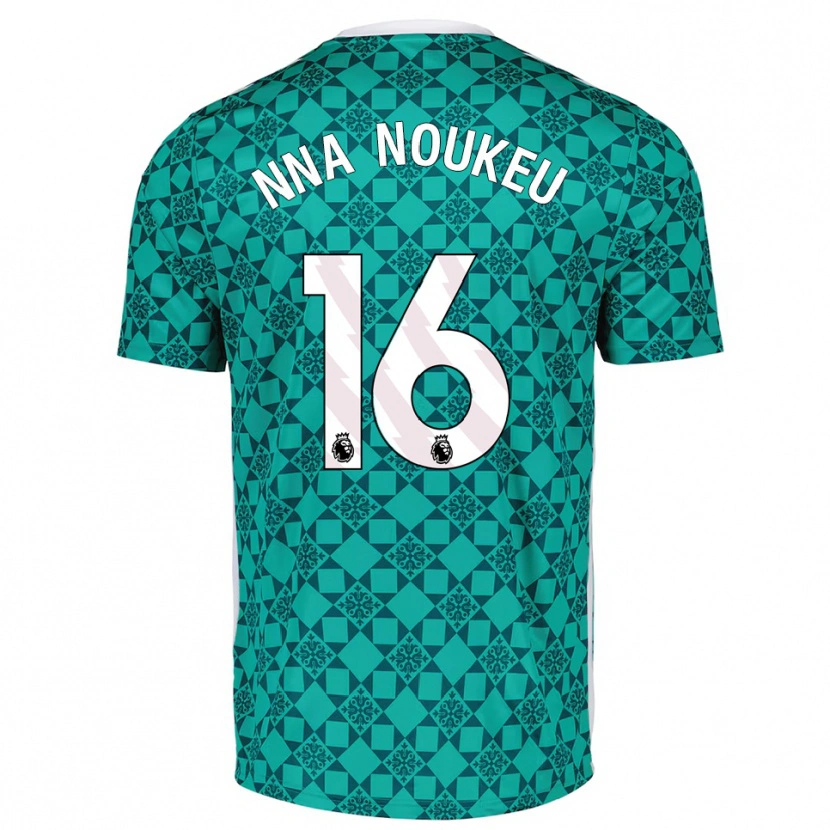 Danxen Homem Blondy Nna Noukeu #16 Verde Branco Camisola Guarda-Redes 2025/26 Camisa Brasil