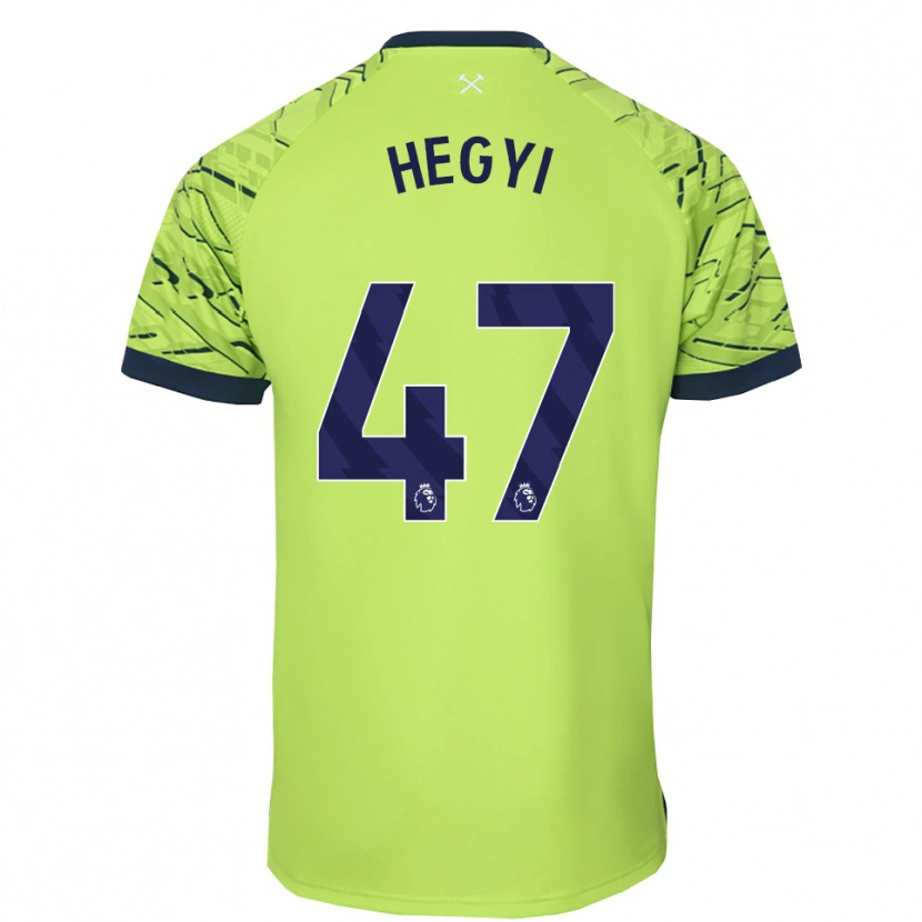 Danxen Homem Krisztián Hegyi #47 Verde Fluorescente Camisola Guarda-Redes 2025/26 Camisa Brasil