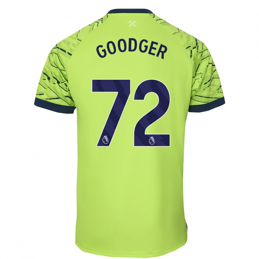 Danxen Homem Tommy Goodger #72 Verde Fluorescente Camisola Guarda-Redes 2025/26 Camisa Brasil