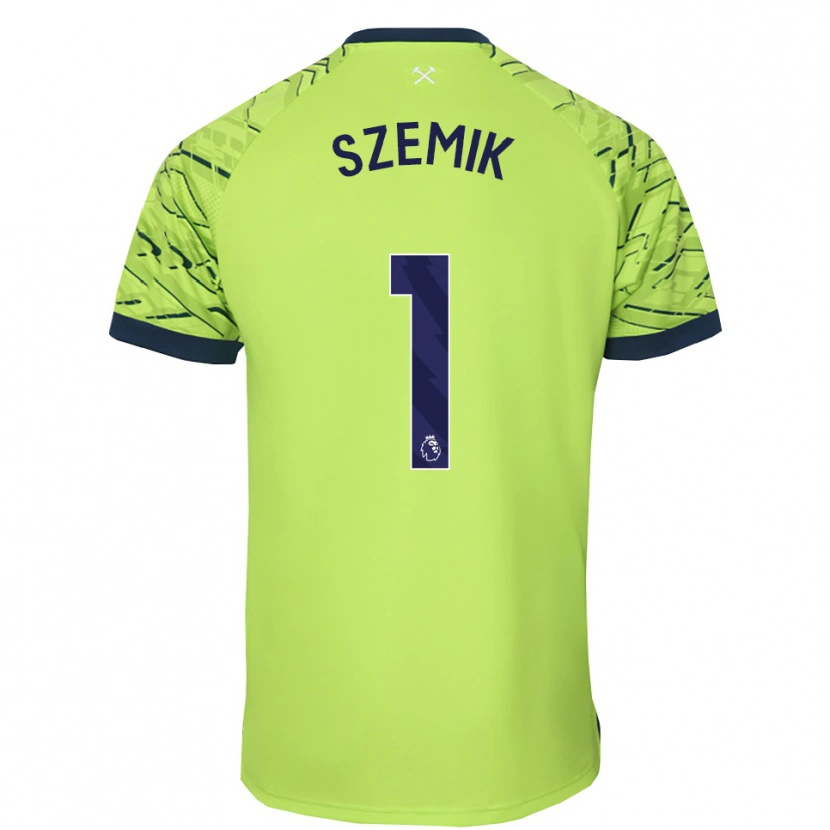 Danxen Homem Kinga Szemik #1 Verde Fluorescente Camisola Guarda-Redes 2025/26 Camisa Brasil