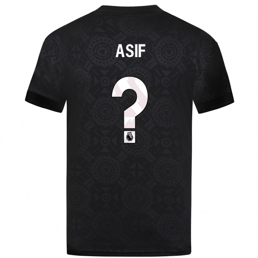 Danxen Homem Dawood Asif #0 Preto Branco Camisola Guarda-Redes 2025/26 Camisa Brasil