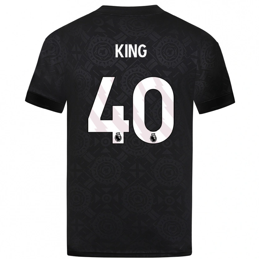 Danxen Homem Tom King #40 Preto Branco Camisola Guarda-Redes 2025/26 Camisa Brasil