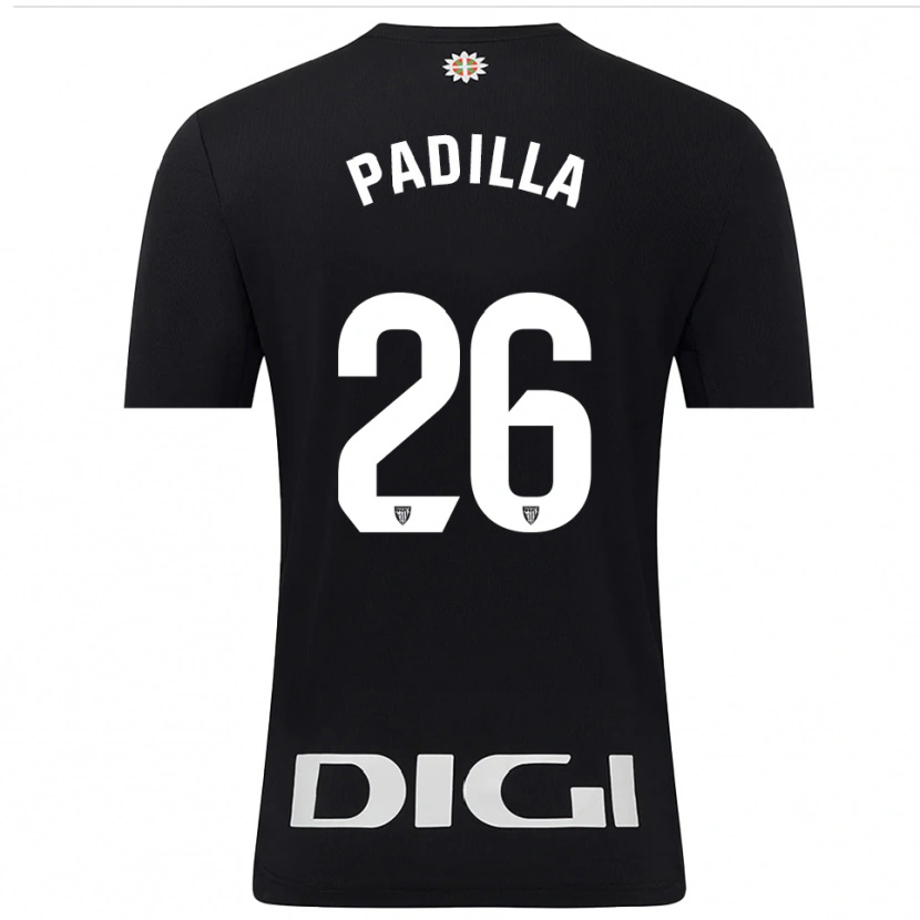 Danxen Homem Álex Padilla #26 Preto Branco Camisola Guarda-Redes 2025/26 Camisa Brasil