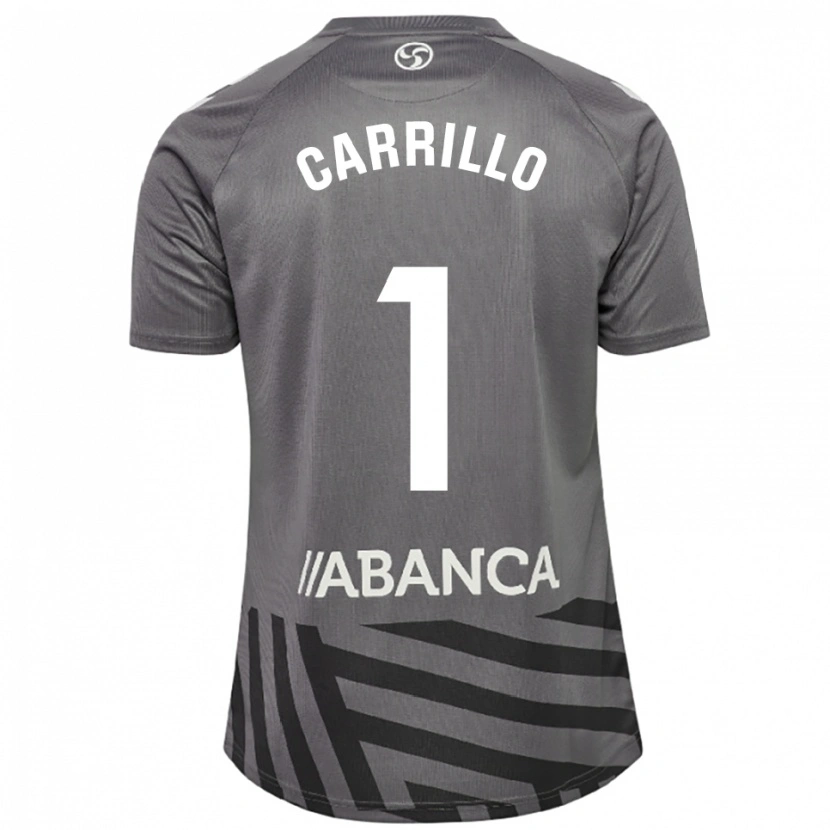Danxen Homem Coke Carrillo #1 Cinza Escuro Preto Camisola Guarda-Redes 2025/26 Camisa Brasil