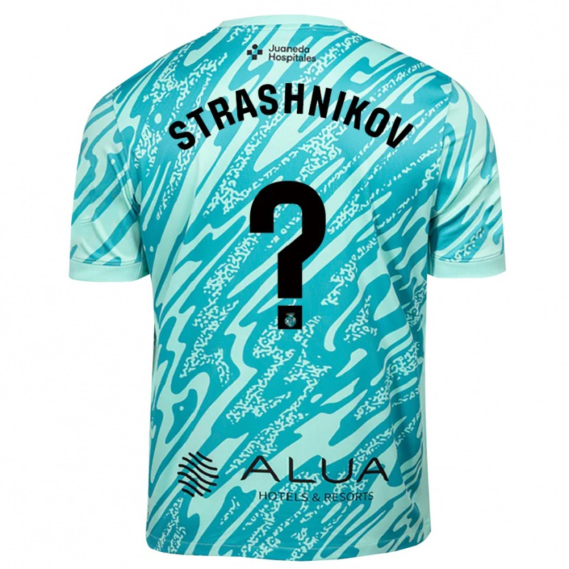 Danxen Homem Nikolay Strashnikov #0 Ciano Preto Camisola Guarda-Redes 2025/26 Camisa Brasil