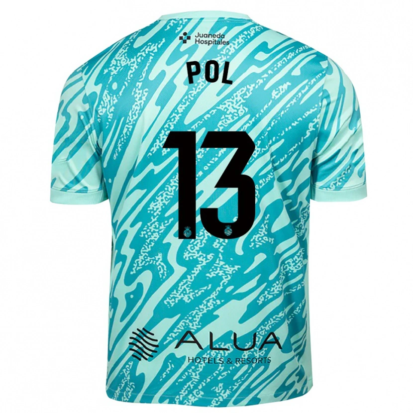 Danxen Homem Joan Pol #13 Ciano Preto Camisola Guarda-Redes 2025/26 Camisa Brasil