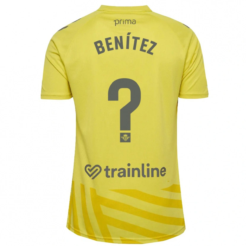 Danxen Homem David Benítez #0 Amarelo Cinza Camisola Guarda-Redes 2025/26 Camisa Brasil