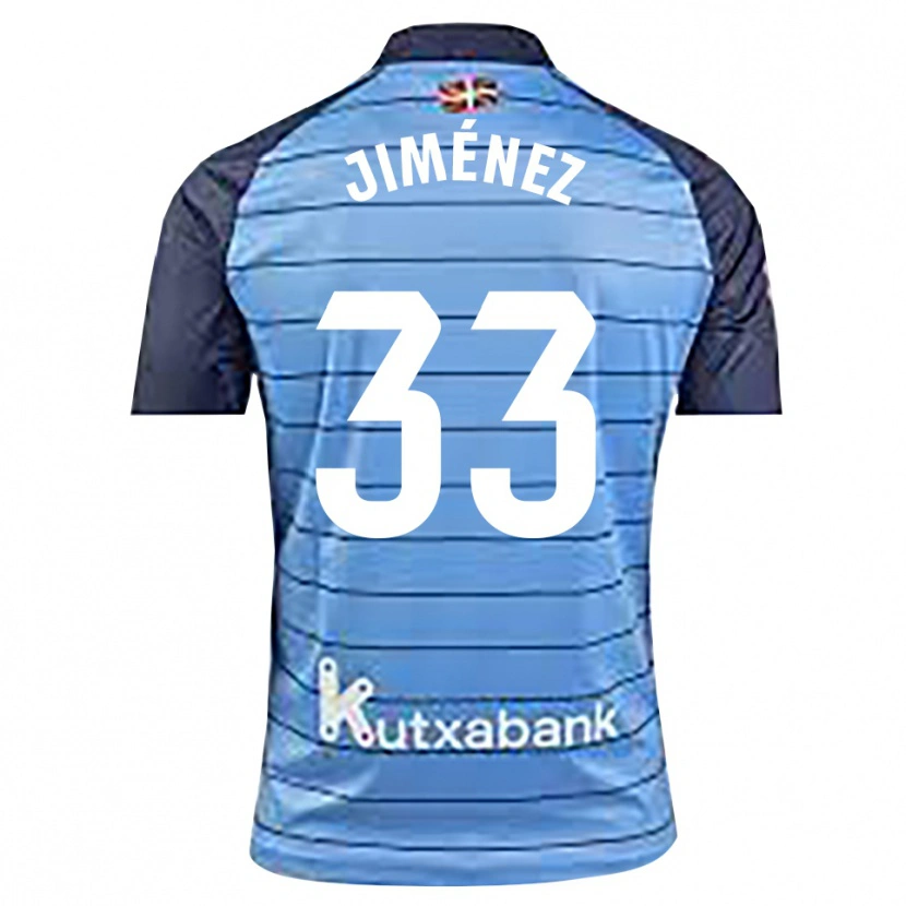 Danxen Homem Javier Jiménez #33 Azul Marinho Camisola Guarda-Redes 2025/26 Camisa Brasil