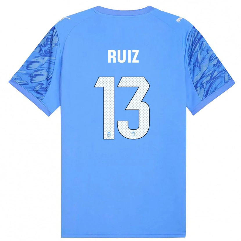 Danxen Homem Nil Ruiz #13 Azul Branco Camisola Guarda-Redes 2025/26 Camisa Brasil