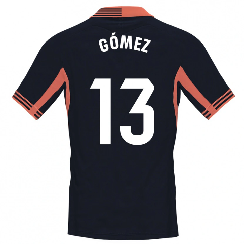 Danxen Homem Rubén Gómez #13 Preto Branco Laranja Camisola Guarda-Redes 2025/26 Camisa Brasil
