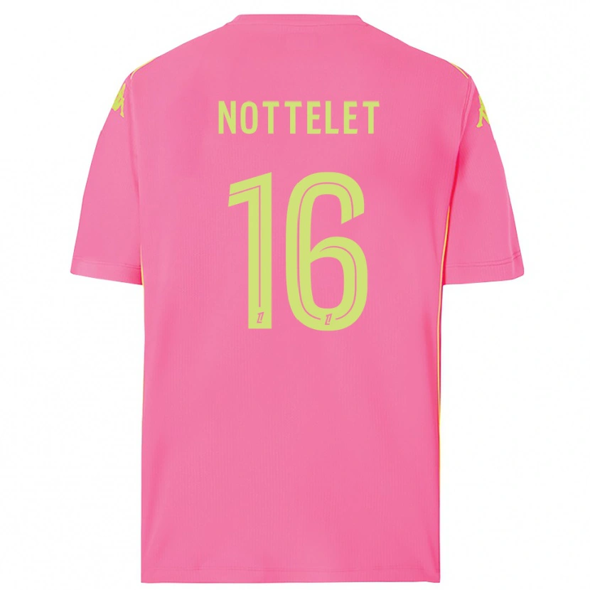 Danxen Homem Gillian Nottelet #16 Rosa Choque Camisola Guarda-Redes 2025/26 Camisa Brasil