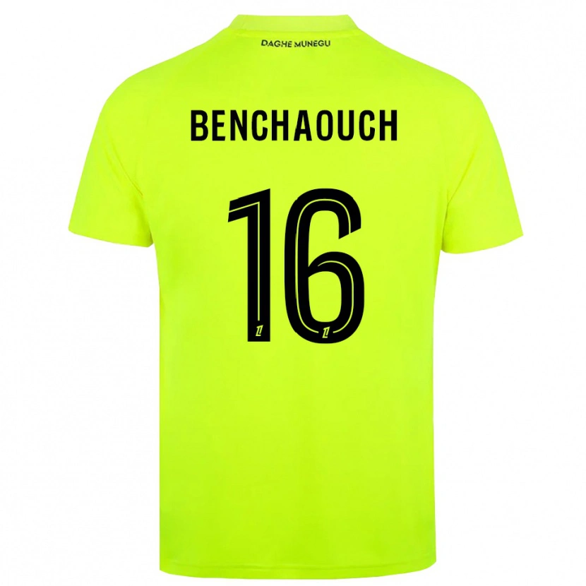 Danxen Homem Yanis Benchaouch #16 Verde Fluorescente Preto Camisola Guarda-Redes 2025/26 Camisa Brasil