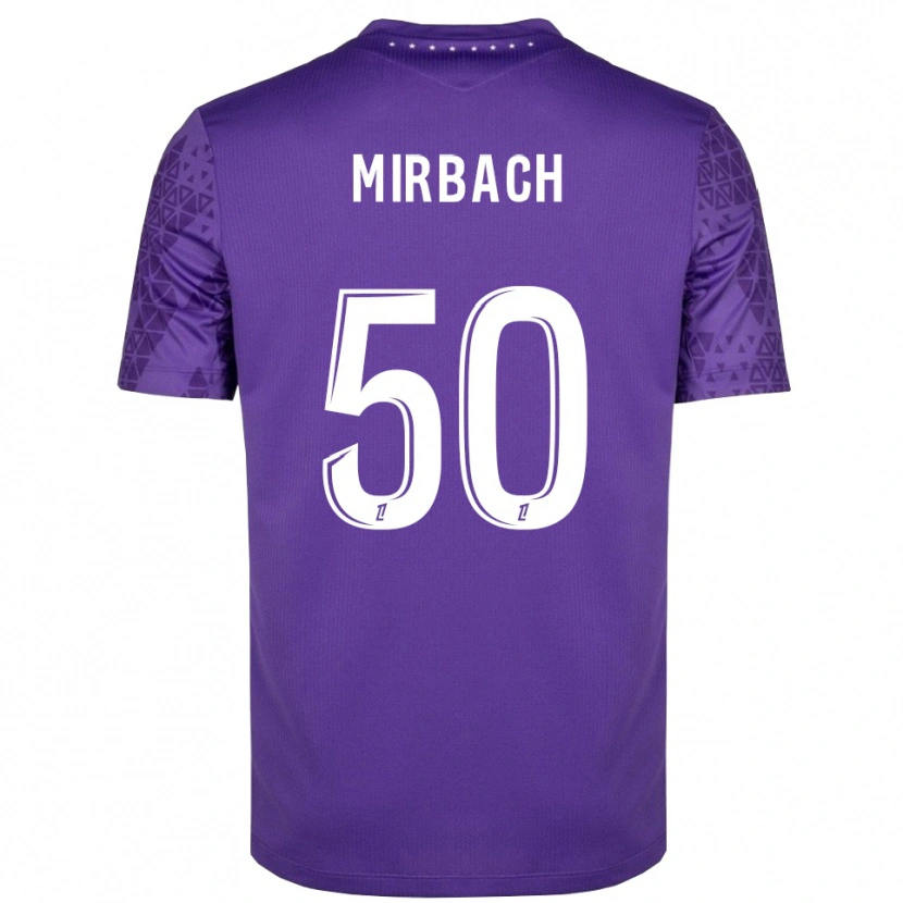 Danxen Homem Alexis Mirbach #50 Roxo Branco Camisola Guarda-Redes 2025/26 Camisa Brasil