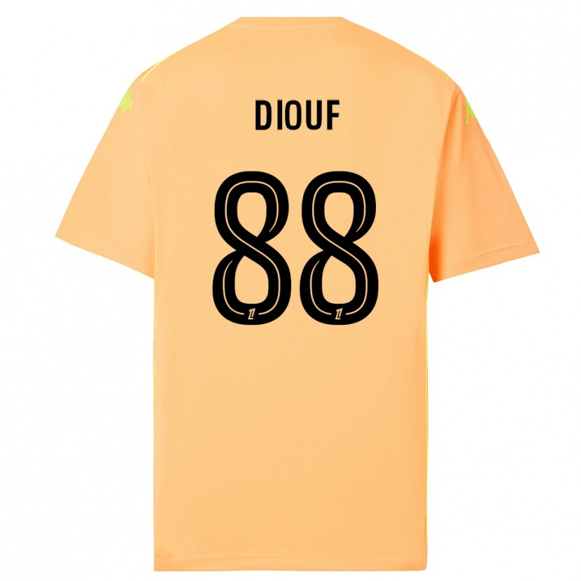 Danxen Homem Yehvann Diouf #88 Laranja Escuro Preto Camisola Guarda-Redes 2025/26 Camisa Brasil