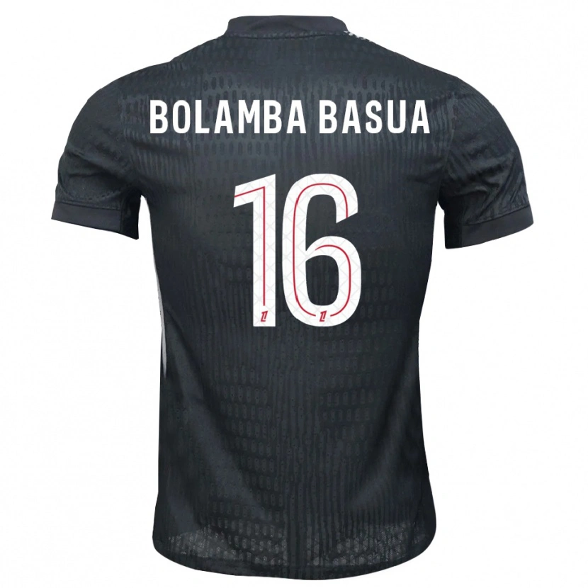 Danxen Homem Kévin Bolamba Basua #16 Cinza Escuro Preto Camisola Guarda-Redes 2025/26 Camisa Brasil