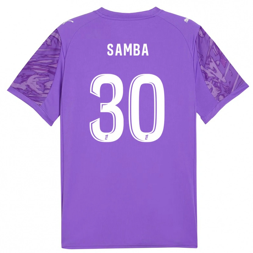 Danxen Homem Brice Samba #30 Orquídea Branco Camisola Guarda-Redes 2025/26 Camisa Brasil