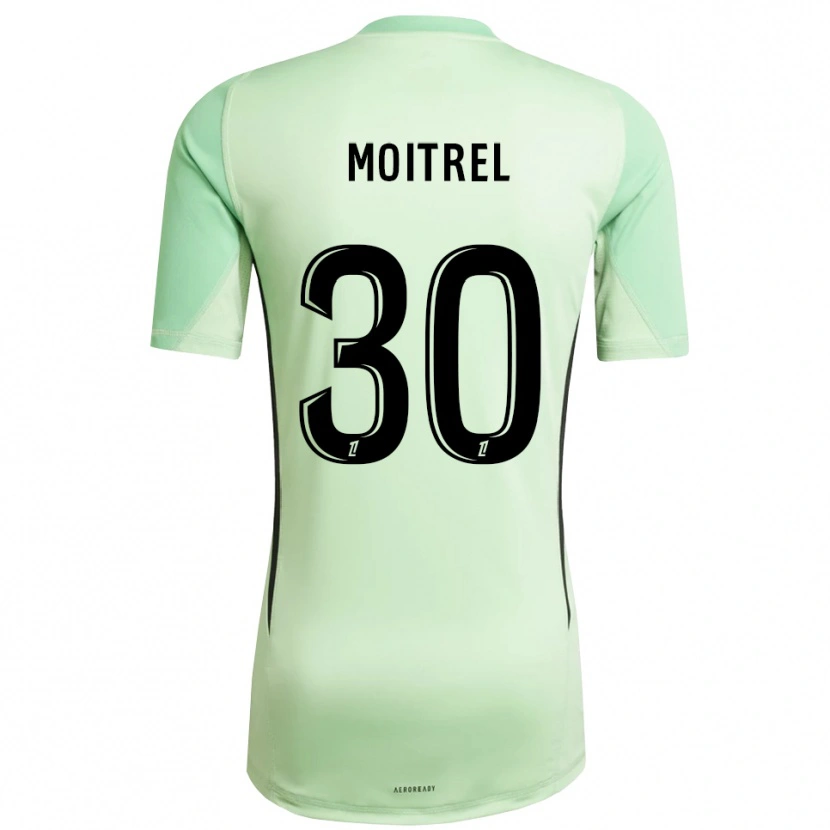 Danxen Homem Pauline Moitrel #30 Verde Claro Preto Camisola Guarda-Redes 2025/26 Camisa Brasil