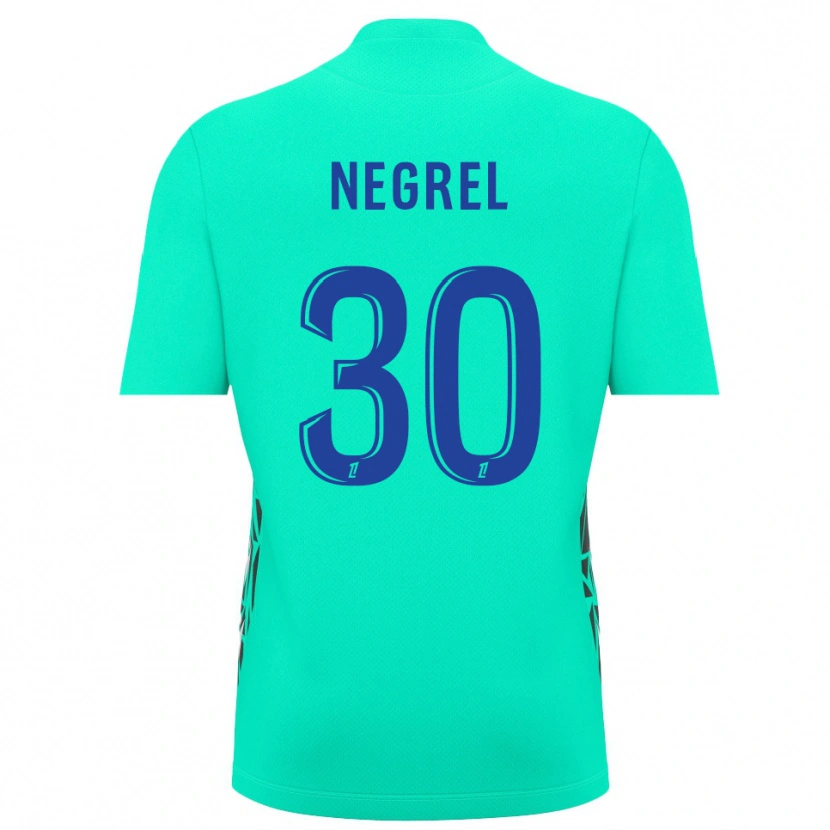 Danxen Homem Tom Negrel #30 Azul Aquamarina Camisola Guarda-Redes 2025/26 Camisa Brasil