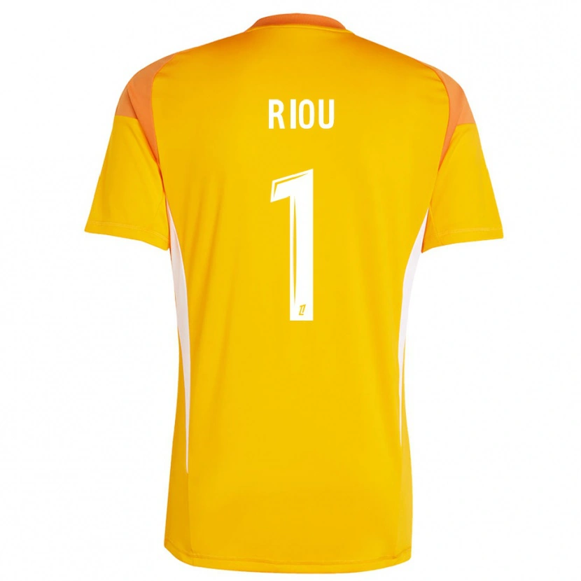 Danxen Homem Rémy Riou #1 Laranja Claro Branco Camisola Guarda-Redes 2025/26 Camisa Brasil