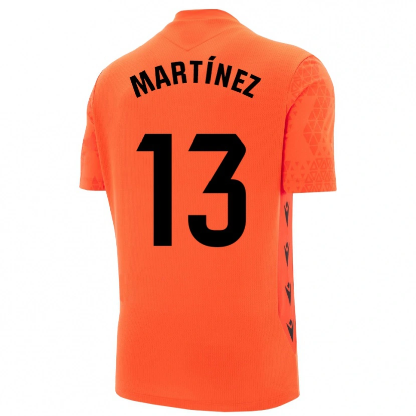 Danxen Homem Fernando Martínez #13 Laranja Preto Camisola Guarda-Redes 2025/26 Camisa Brasil