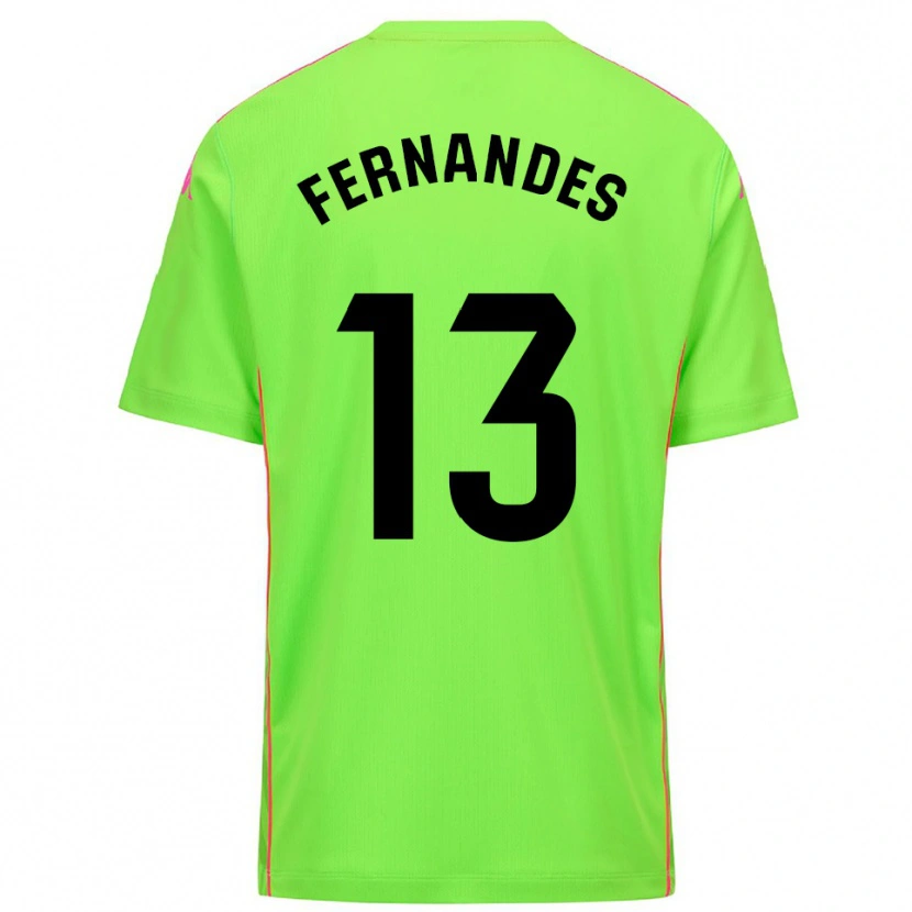 Danxen Homem Guilherme Fernandes #13 Lirme Rosa Profundo Camisola Guarda-Redes 2025/26 Camisa Brasil