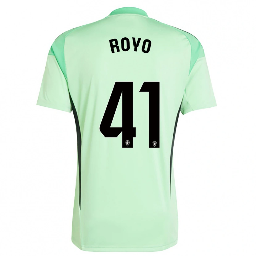Danxen Homem Eduardo Royo #41 Verde Mola Médio Camisola Guarda-Redes 2025/26 Camisa Brasil