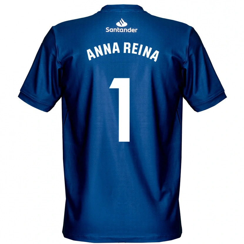 Danxen Homem Anna Reina Toro #1 Azul Real Branco Camisola Guarda-Redes 2025/26 Camisa Brasil