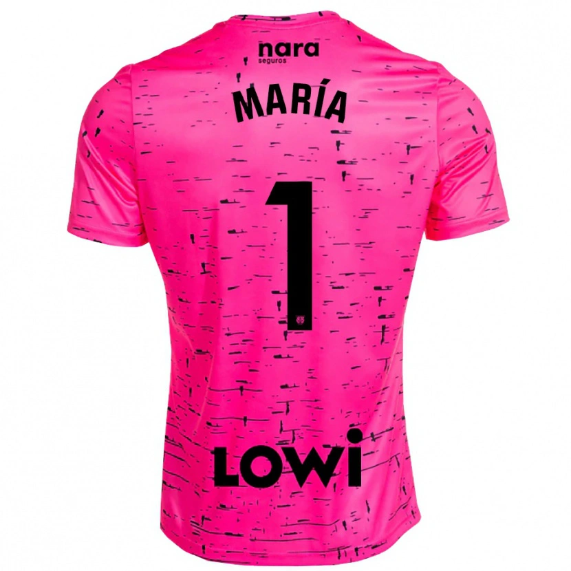 Danxen Homem María Hernández #1 Rosa Profundo Preto Camisola Guarda-Redes 2025/26 Camisa Brasil