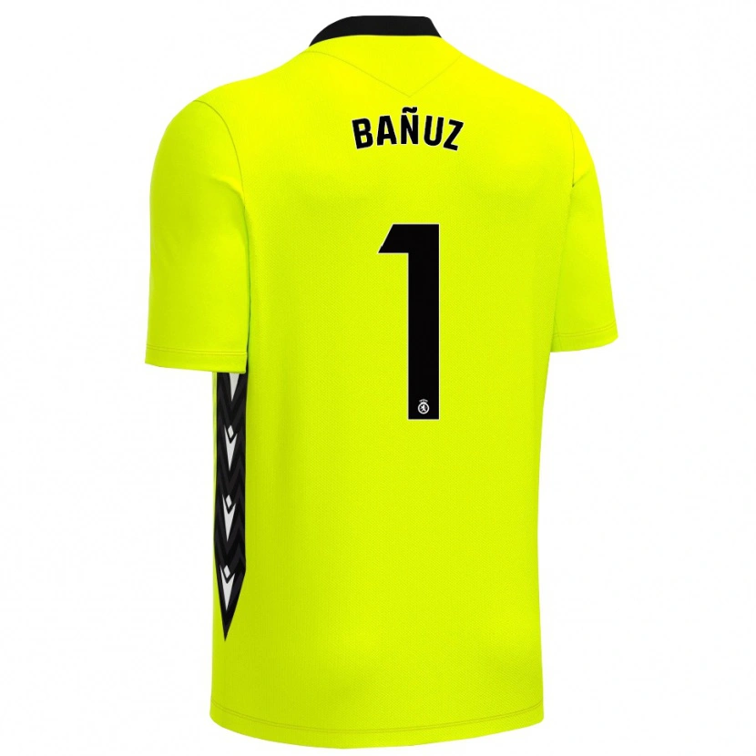 Danxen Homem Miguel Bañuz #1 Verde Amarelo Preto Camisola Guarda-Redes 2025/26 Camisa Brasil