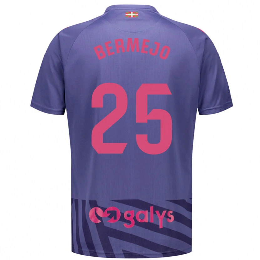 Danxen Homem Joseba Bermejo #25 Azul Cinza Roxo Camisola Guarda-Redes 2025/26 Camisa Brasil