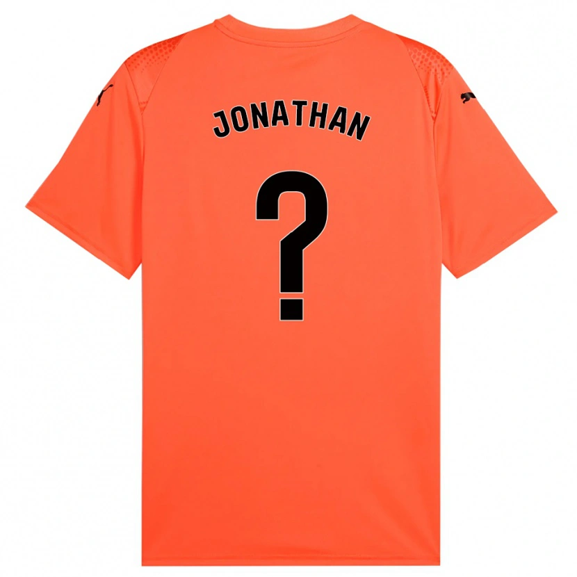 Danxen Homem Jonathan Sánchez #0 Laranja Preto Vermelho Camisola Guarda-Redes 2025/26 Camisa Brasil