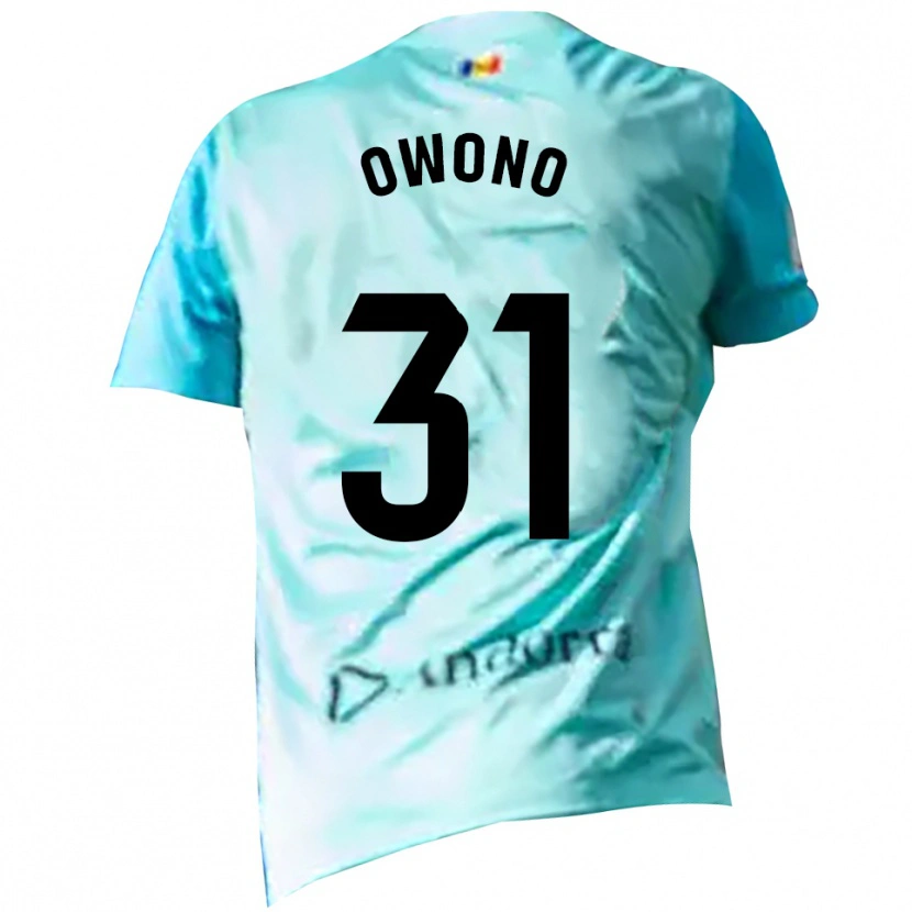 Danxen Homem Jesús Owono #31 Ciano Preto Camisola Guarda-Redes 2025/26 Camisa Brasil