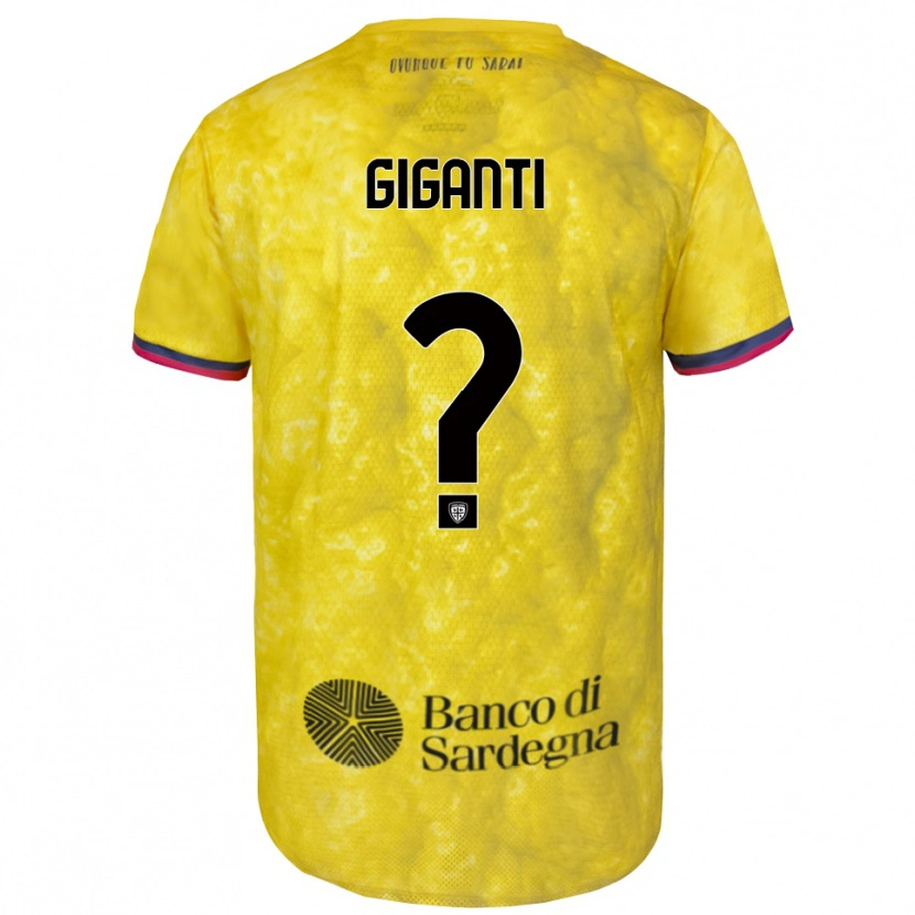 Danxen Homem Michele Giganti #0 Amarelo Preto Camisola Guarda-Redes 2025/26 Camisa Brasil