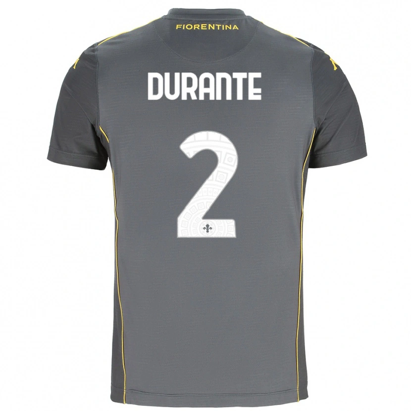 Danxen Homem Francesca Durante #2 Cinza Escuro Amarelo Camisola Guarda-Redes 2025/26 Camisa Brasil