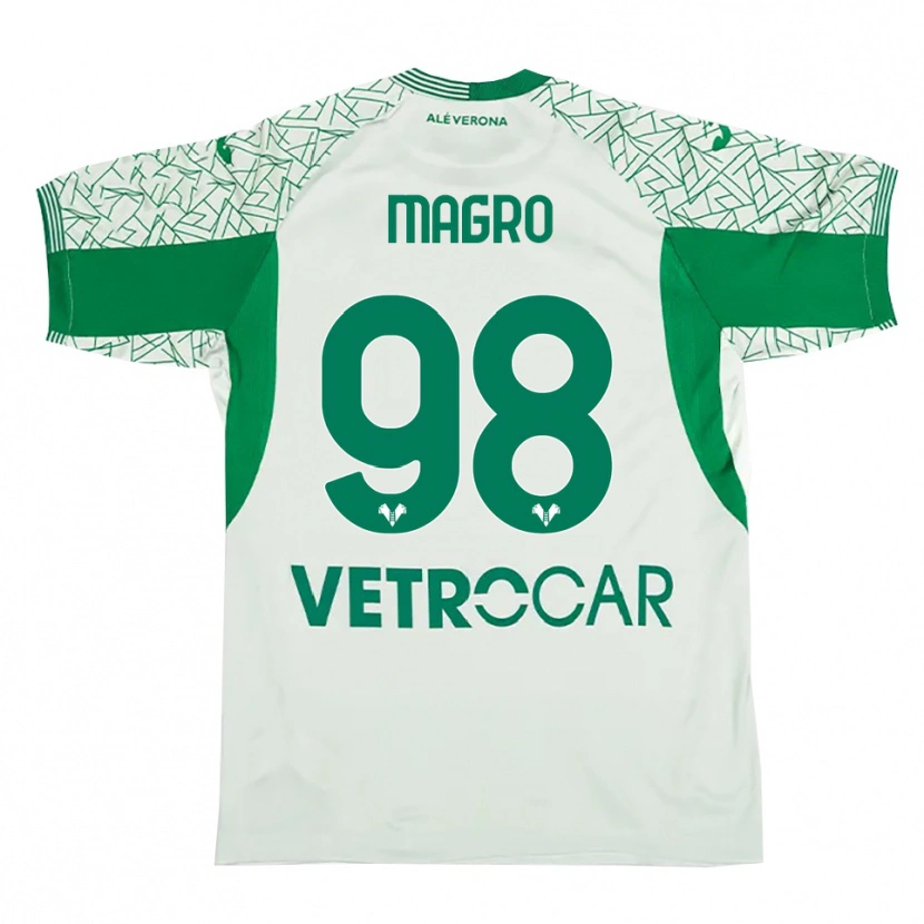 Danxen Homem Federico Magro #98 Verde Vermelho Camisola Guarda-Redes 2025/26 Camisa Brasil
