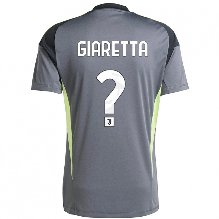Danxen Homem Emanuele Giaretta #0 Cinza Escuro Branco Camisola Guarda-Redes 2025/26 Camisa Brasil