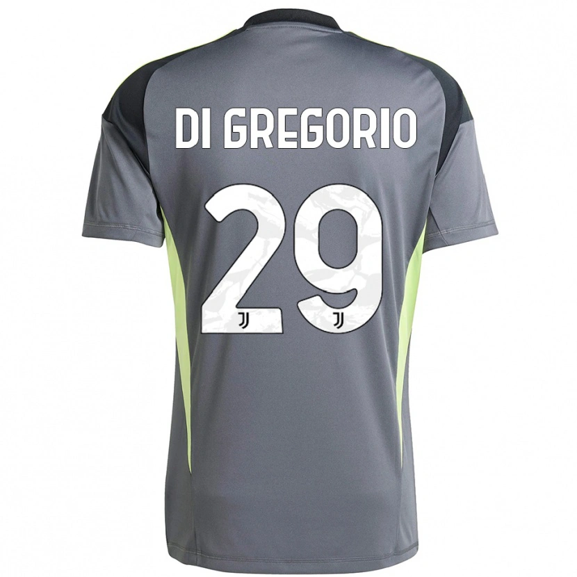 Danxen Homem Michele Di Gregorio #29 Cinza Escuro Branco Camisola Guarda-Redes 2025/26 Camisa Brasil
