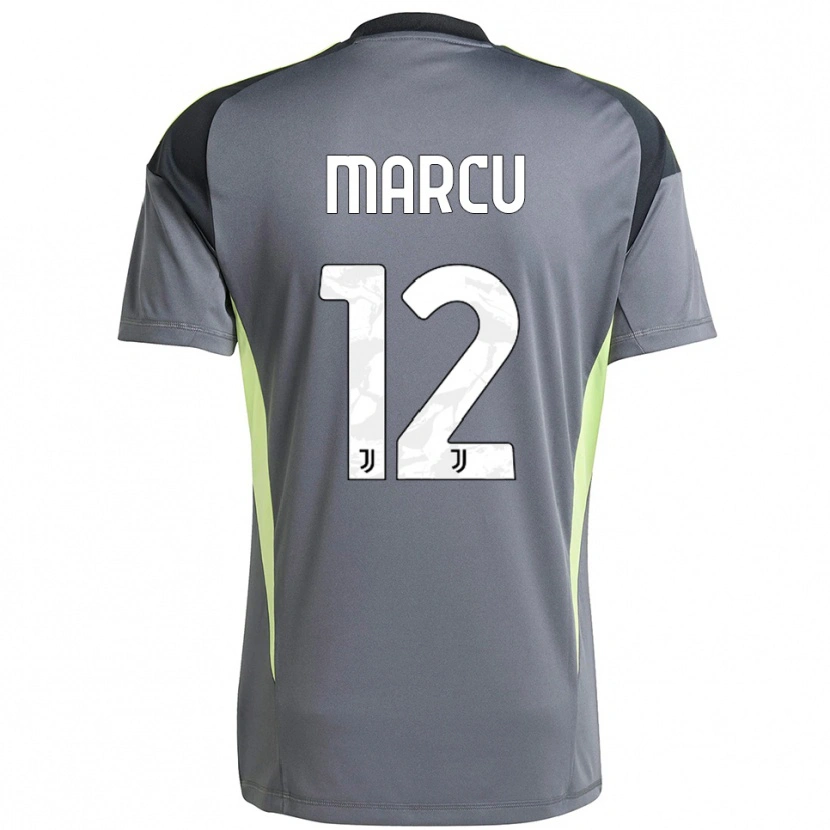 Danxen Homem Alessio Marcu #12 Cinza Escuro Branco Camisola Guarda-Redes 2025/26 Camisa Brasil