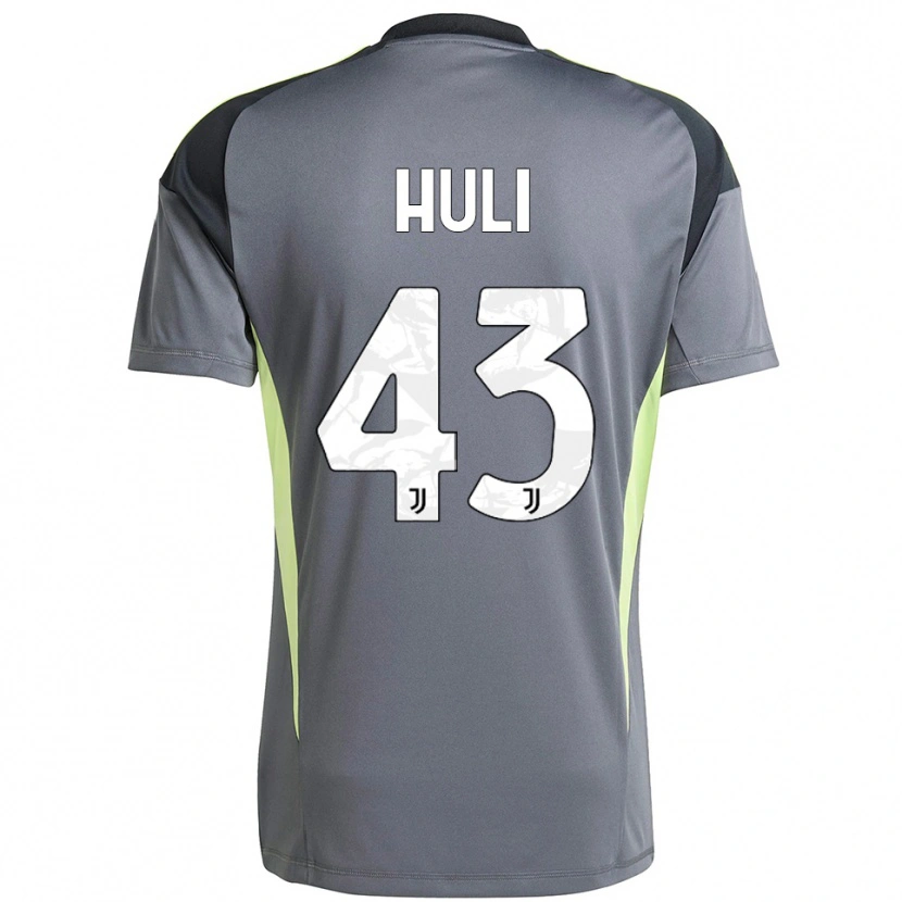 Danxen Homem Raffaele Huli #43 Cinza Escuro Branco Camisola Guarda-Redes 2025/26 Camisa Brasil